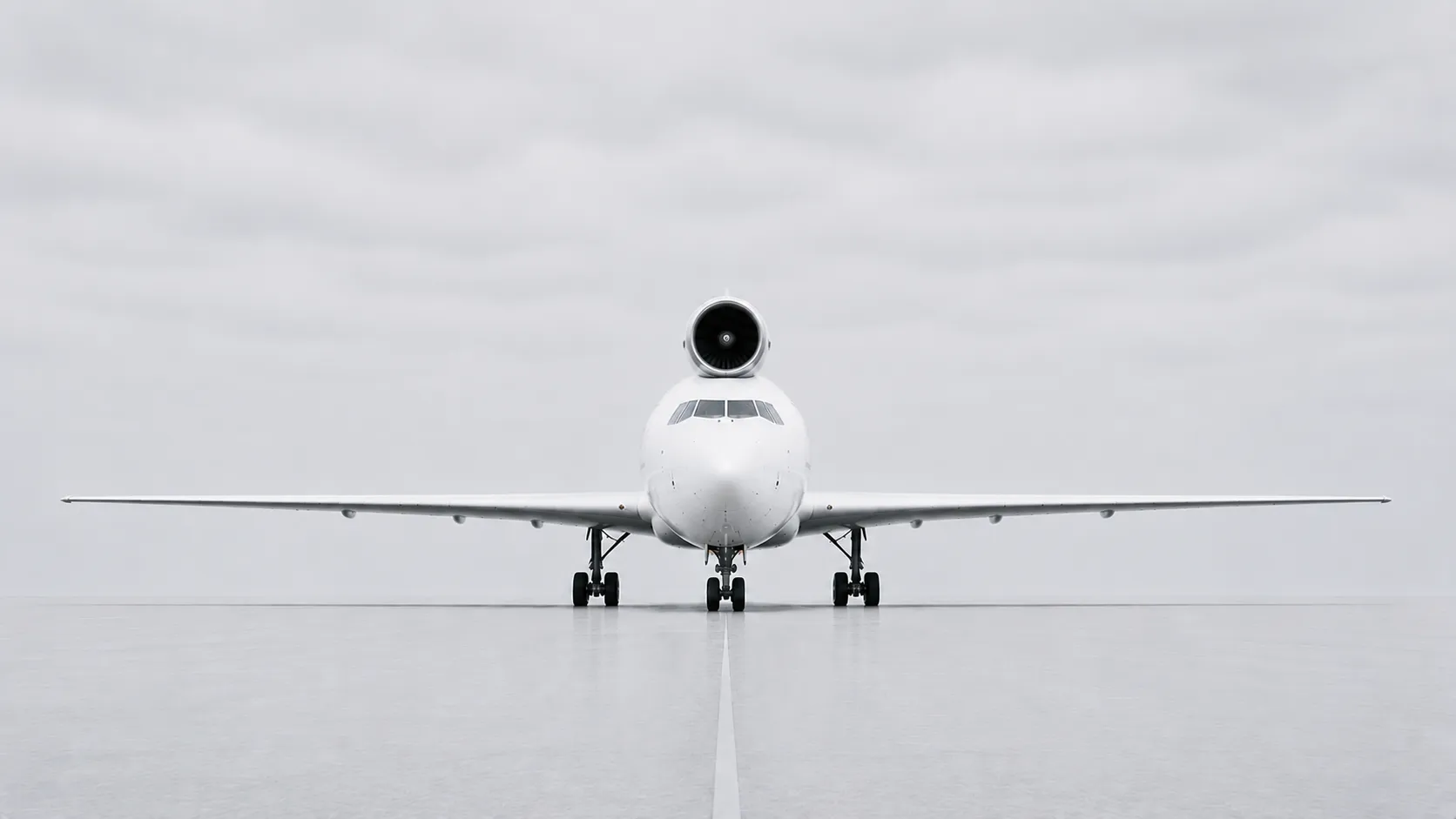 Einmotoriges Flugzeug als Symbol fuer einseitiges Risiko